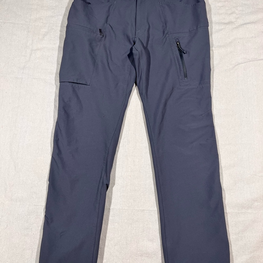The North Face Mens Size 36 Gray Nylon Hiking Cargo Pants Outdoor Active Wear